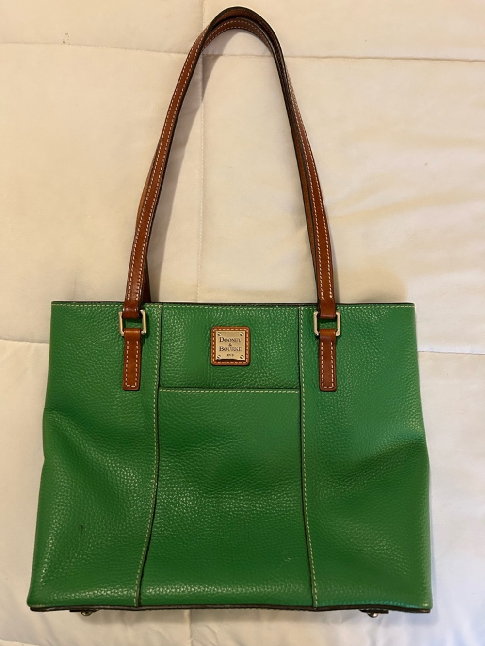 Dooney & Bourne Green Leather Handbag
